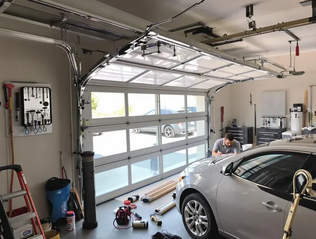 Garage door noise reduction service by West Whittier-Los Nietos Garage Door Repair in West Whittier-Los Nietos