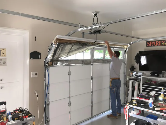 Garage door section replacement by West Whittier-Los Nietos Garage Door Repair in West Whittier-Los Nietos