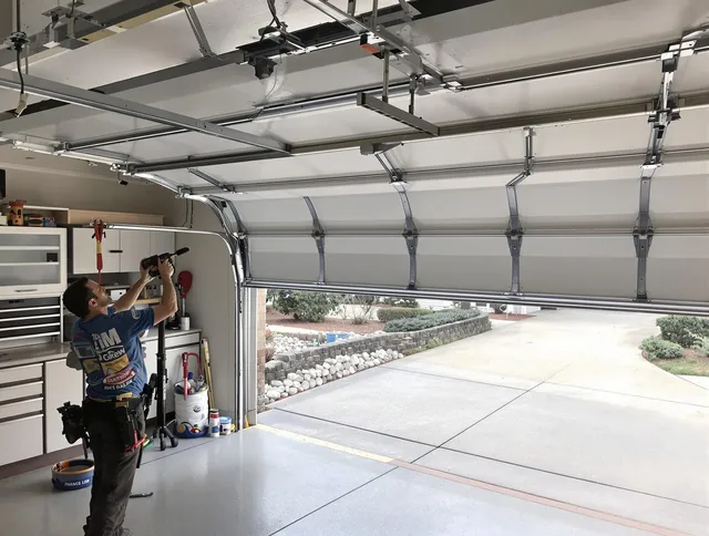 Garage door track repair service by West Whittier-Los Nietos Garage Door Repair in West Whittier-Los Nietos